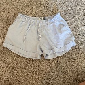 old navy light blue shorts size small